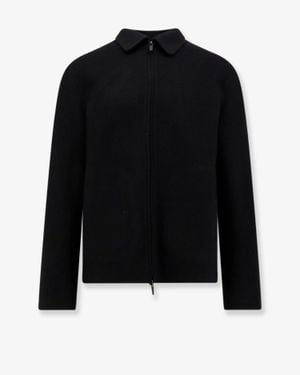 Hevò Verdemare Wool Coat - Black