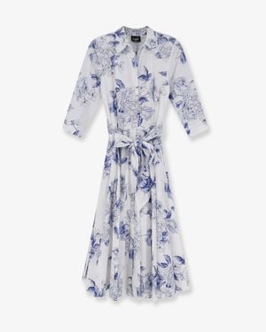 Lavi Chemisier Dress Spritz - White