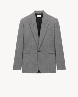 Saint Laurent Blazer Jacket - Gray