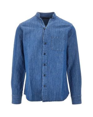 Sease Denim Fish Tail Shirt - Blue