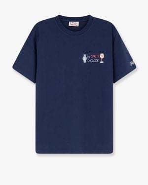 MC2 Saint Barth T-Shirt Portofino Cotton - Blue
