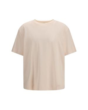 Umit Benan Paradiso Cotton T-Shirt Pastel - White