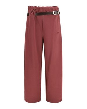 Magliano Track Trousers Buckle-Belt - Red