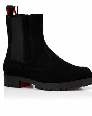 Christian Louboutin Cavernos Chelsea Boots - Black