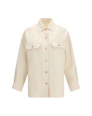 Umit Benan Overshirt Luisa Linen - White