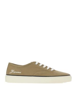 Jacquemus 'Féfé' Cotton Trainers - Natural
