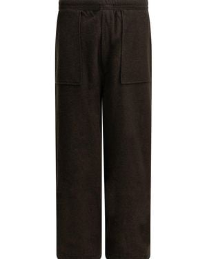 Maison Kitsuné Casual Fleece Pants - Black