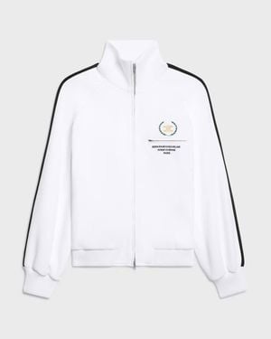 Celine Jersey Track Jacket - White