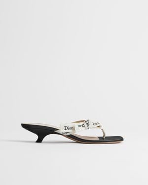 Dior J'A 35Mm Heeled Sandals - White