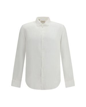 Brooksfield Linen Shirt 9149 - White