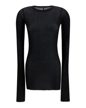 Rick Owens Long-Sleeve Top - Black