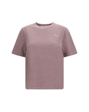 Maison Kitsuné Baby Fox Cotton T-Shirt Misty Lilac - Purple