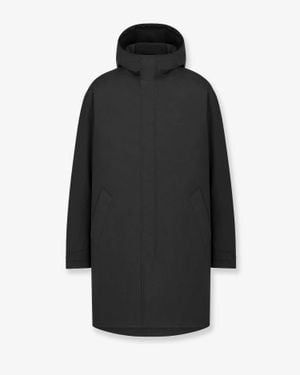Dior Christian Couture Technical Fabric Coat - Black