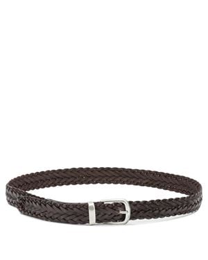 Officine Creative Oc Strip Leather Belt - White