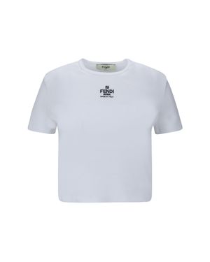 Fendi T-Shirts - White