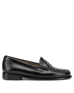 G.H.Bass &amp; Co. "Weejuns Penny Weave" Loafers - Black