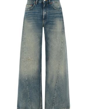MM6 by Maison Margiela Midnight Cotton Jeans - Blue