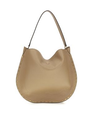 Isabel Marant Oskan Hobo Shoulder Bag - Natural