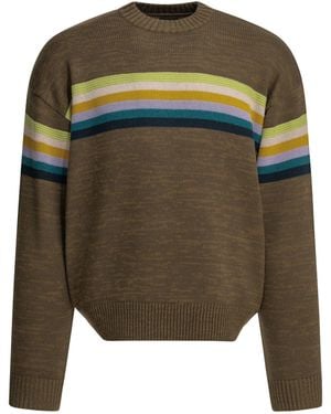 Kapital Peckish Crewneck Sweater - Green