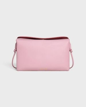 Celine Trio Flap Small Shoulder Bag - Pink