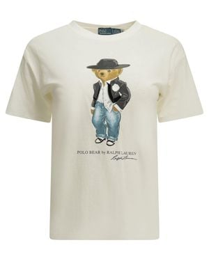 Polo Ralph Lauren Holiday Polo Bear T-Shirt - White