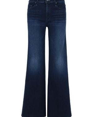 Mother The Twister Sneak Dark Jeans - Blue