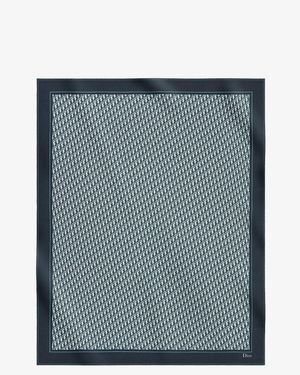 Dior Dior Dior Oblique Cashmere Foulard - Grey