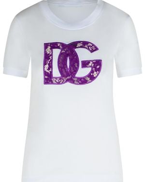 Dolce & Gabbana Cotton T-Shirt - Pink