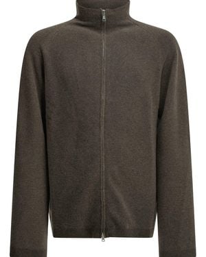 Our Legacy "Line" Zip-Up Sweater - Gray
