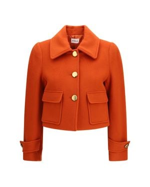 P.A.R.O.S.H. Leak Single Breasted Blazer - Orange