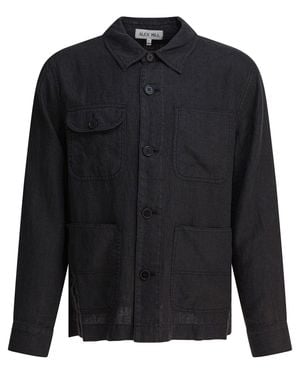 Alex Mill Linen Work Jacket Jackets And Coats Black