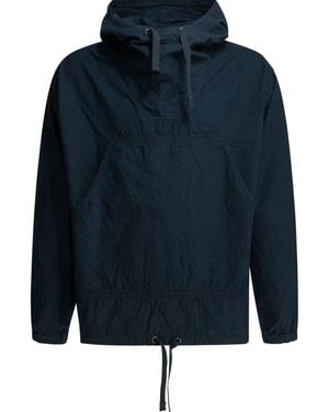 Beams Plus Mil Smock Ripstop Cotton Lightweight Jacket - Blue
