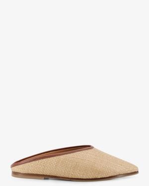 babú Milano Sandals Raffia - Natural