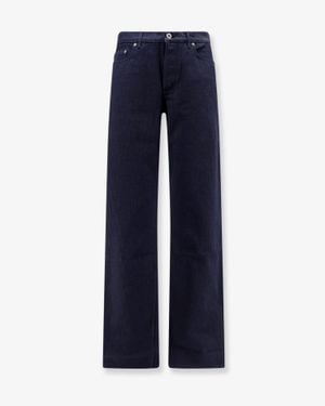 Dior Dior Cotton Jeans With All-Over Dior Oblique Motif - Blue