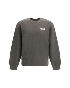 Maison Kitsuné Cotton Sweatshirt Beluga - Gray