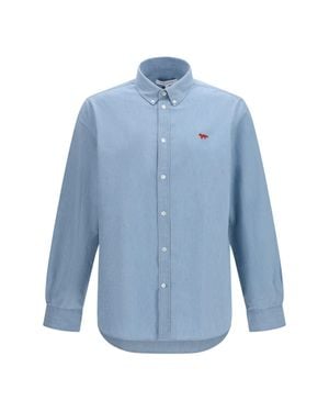 Maison Kitsuné Shirt Profile Fox - Blue
