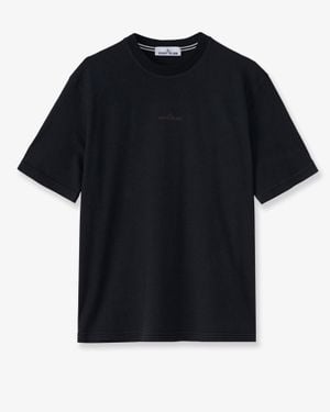 Stone Island Cotton T-Shirt - Black