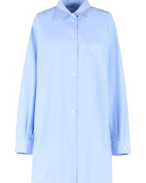 Maison Margiela Light Cotton Shirt - Blue
