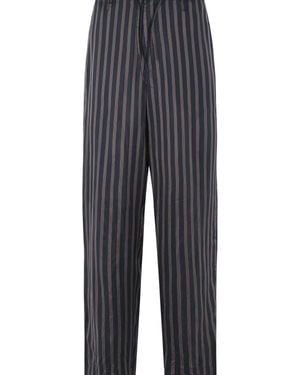 Dries Van Noten 'Penny' Cupro Trousers - Grey