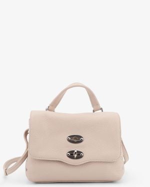 Zanellato Postina Baby Hammered Leather Crossbody Bag - Natural