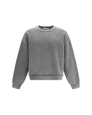 Acne Studios Patch And Logo Sweatshirt - Grey