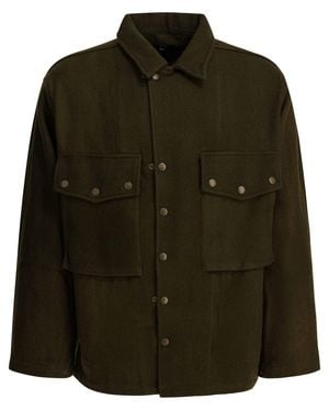 Needles Wool Overshirt Jacket - Green