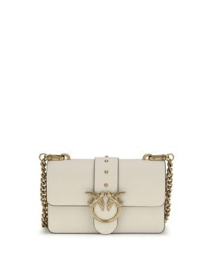 Pinko Shoulder Bag Love One - White