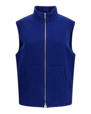 Rier Virgin Wool Vest - Blue