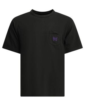 Needles "Pocket Tee" Crew-Neck T-Shirt - Black