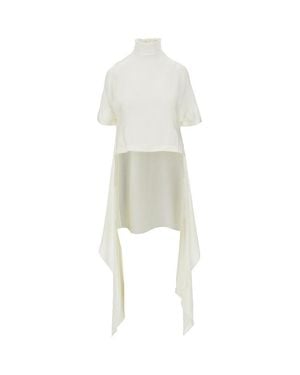 Alaïa Cady Asymmetrical Top - White