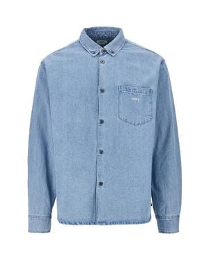 Obey 'Logan' Denim Shirt - Blue