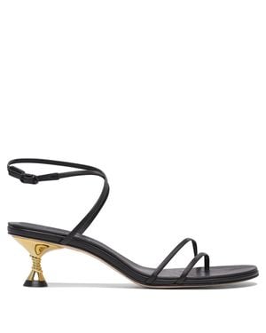 STUDIO AMELIA Leather Sandals - Black
