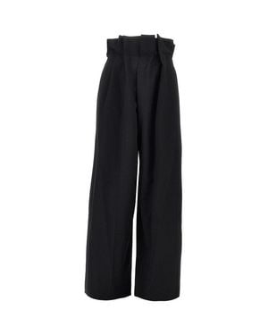 KHAITE 'Kira' Oversized Pants - Black