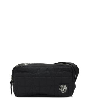 Stone Island Polyamide Beauty Case - Black